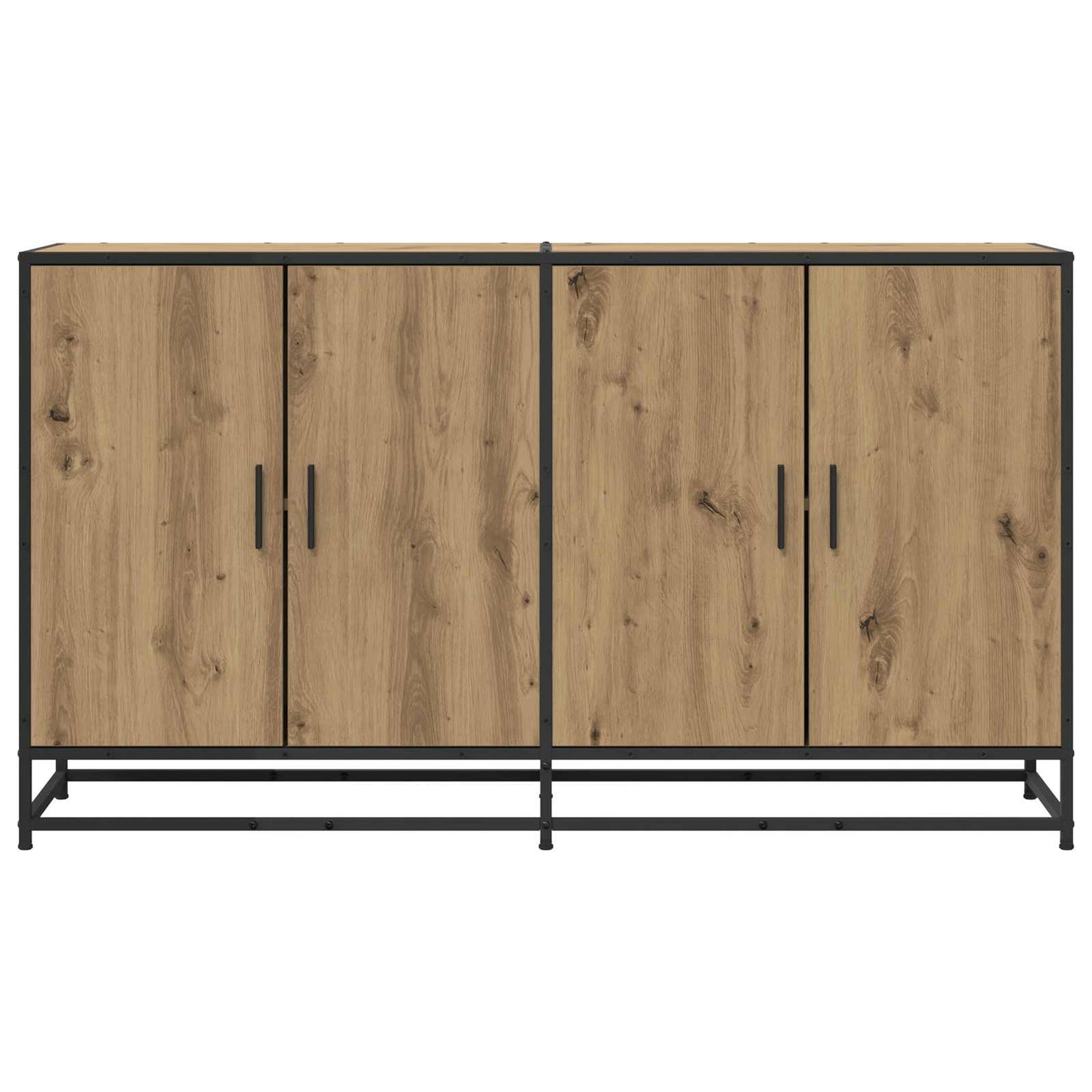 Sideboard Artisan-Eiche 134 x 35 x 76 cm Holzwerkstoff