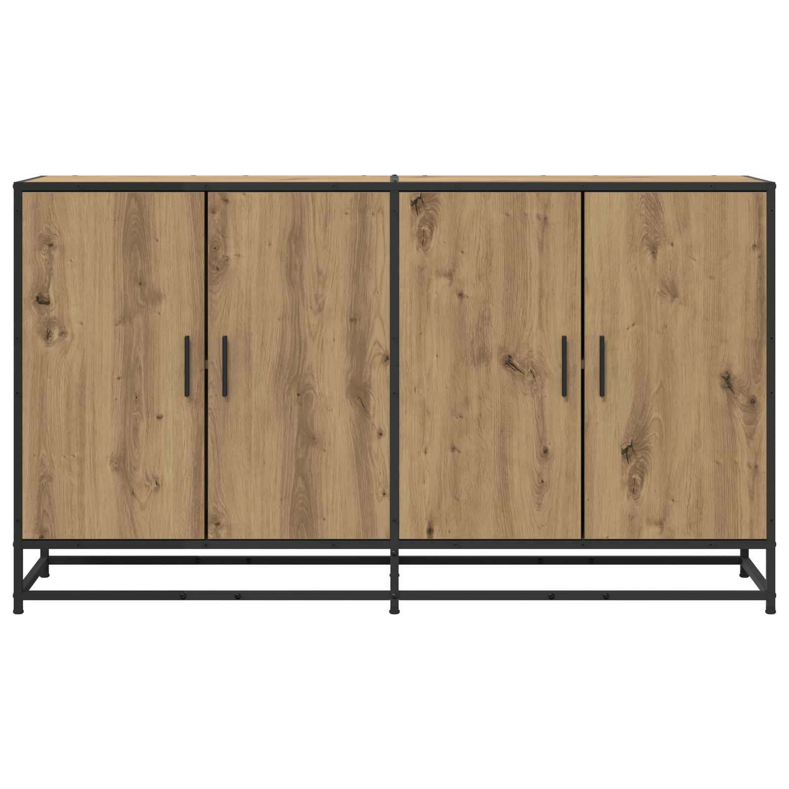 Sideboard Artisan-Eiche 134 x 35 x 76 cm Holzwerkstoff