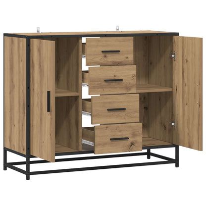 Sideboard Artisan-Eiche 92 x 35 x 76 cm Holzwerkstoff