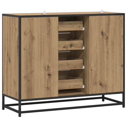 Sideboard Artisan-Eiche 92 x 35 x 76 cm Holzwerkstoff
