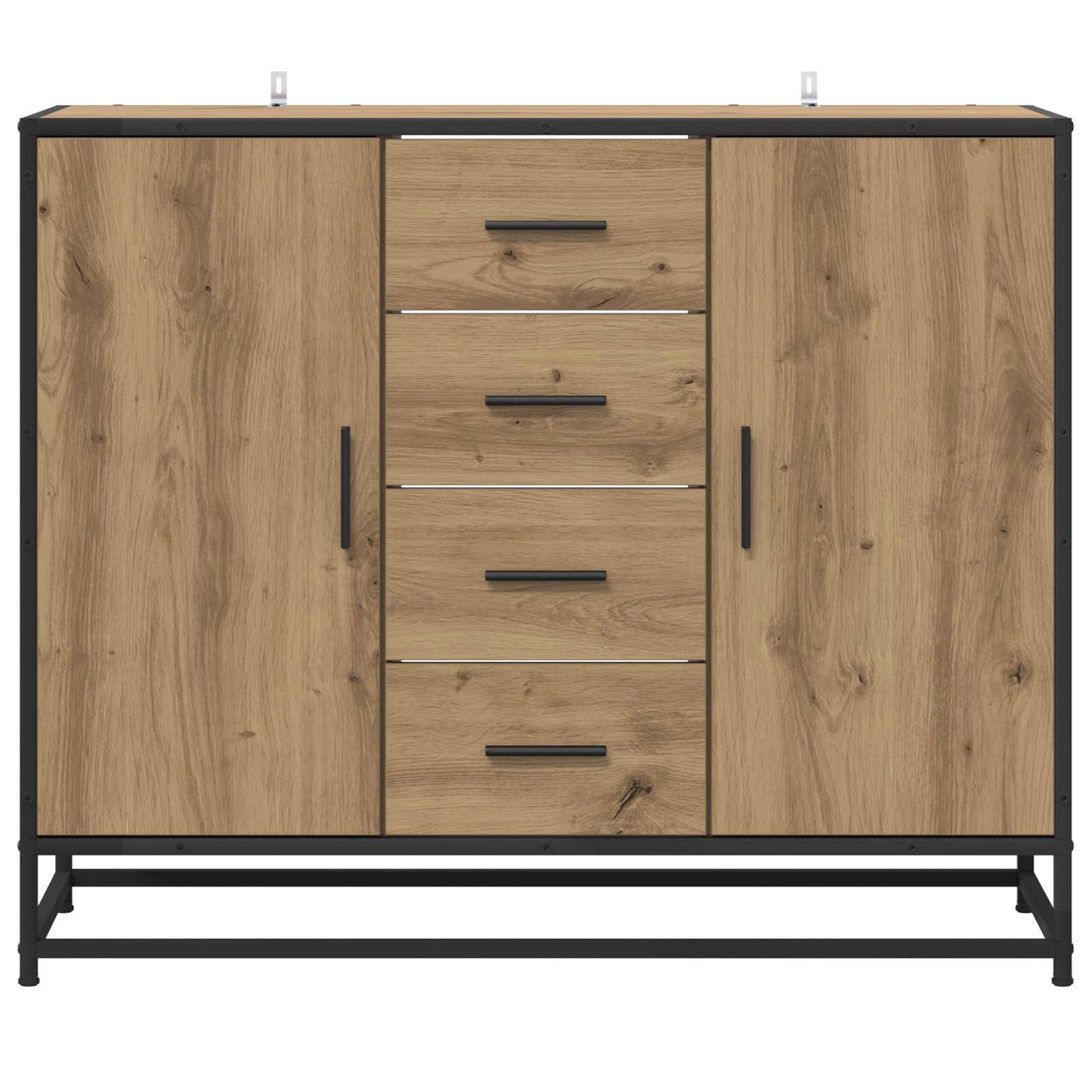 Sideboard Artisan-Eiche 92 x 35 x 76 cm Holzwerkstoff