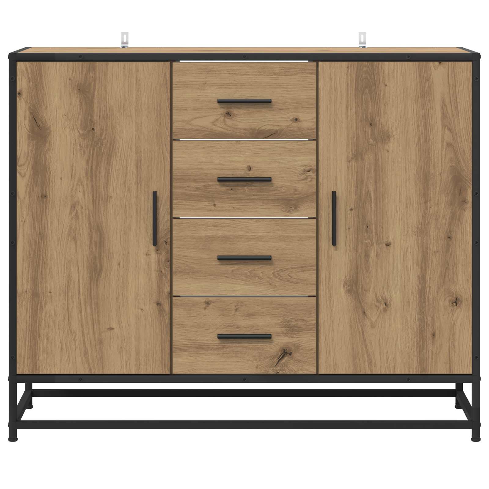 Sideboard Artisan-Eiche 92 x 35 x 76 cm Holzwerkstoff