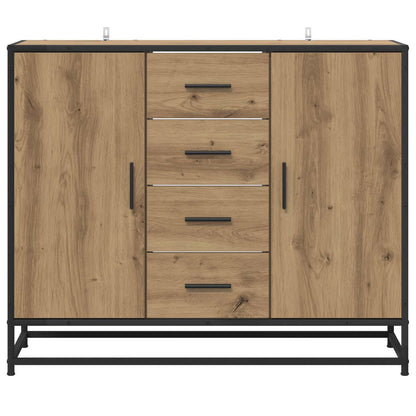 Sideboard Artisan-Eiche 92 x 35 x 76 cm Holzwerkstoff