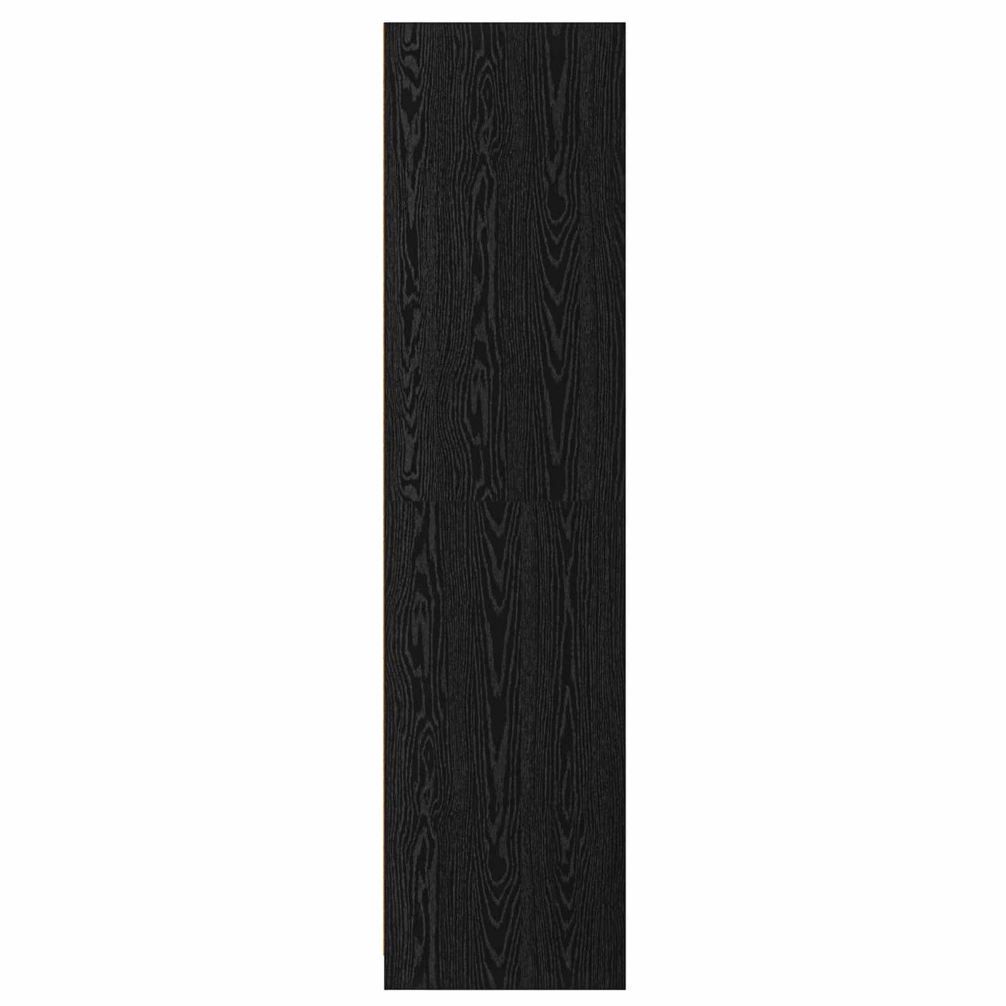 Kleiderschrank Schwarz Eichen-Optik 100 x 50 x 200 cm