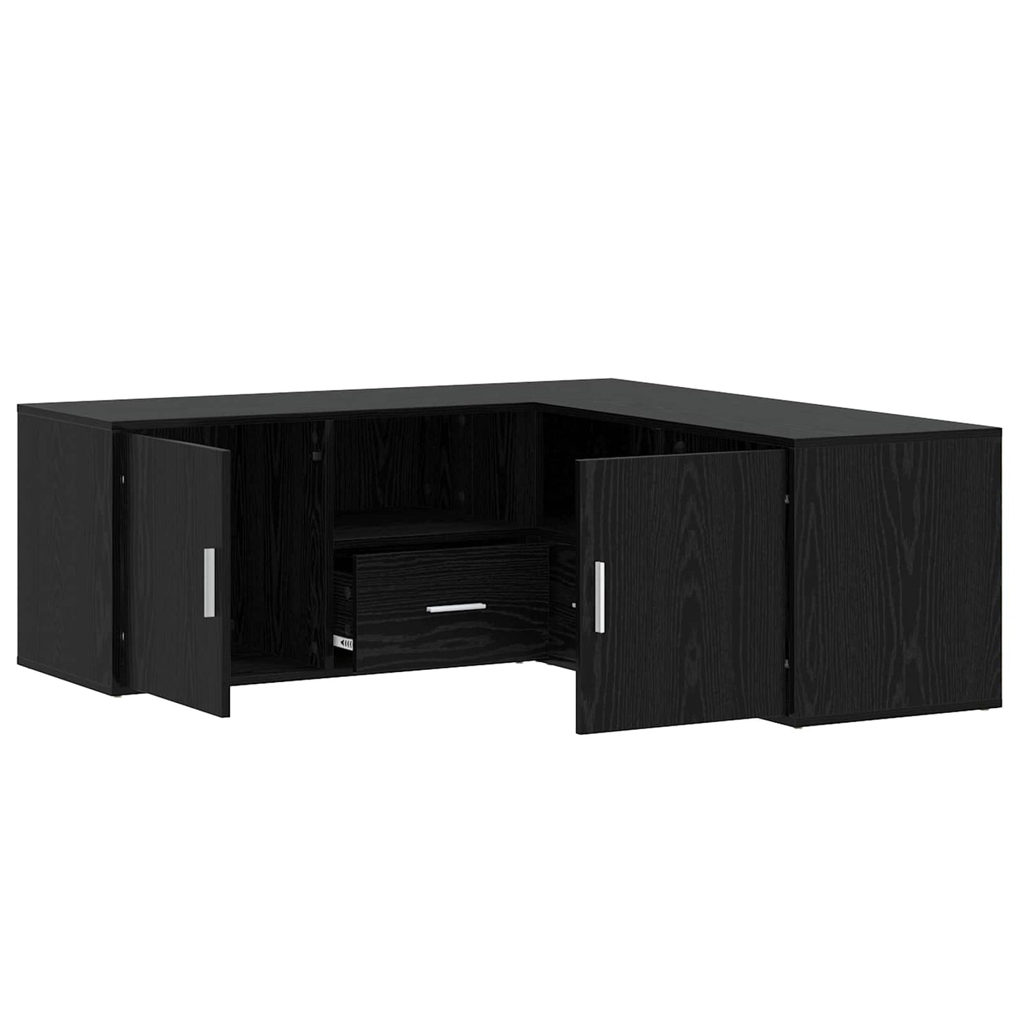 Eckschrank Schwarze Eiche 200 x 40 x 45 cm Holzwerkstoff