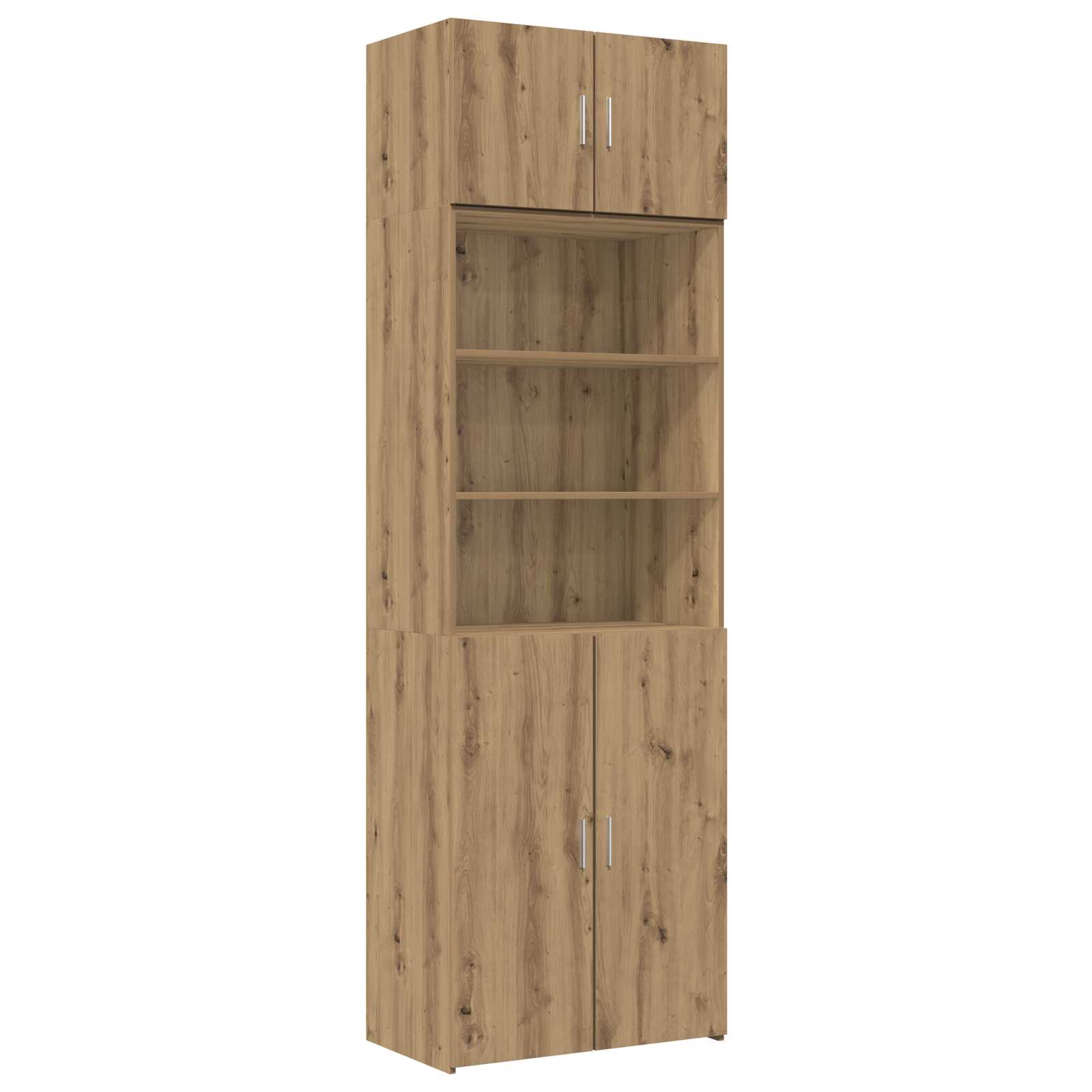 Lagerschrank mit Regalen Artisan-Eiche 70 x 42,5 x 225 cm