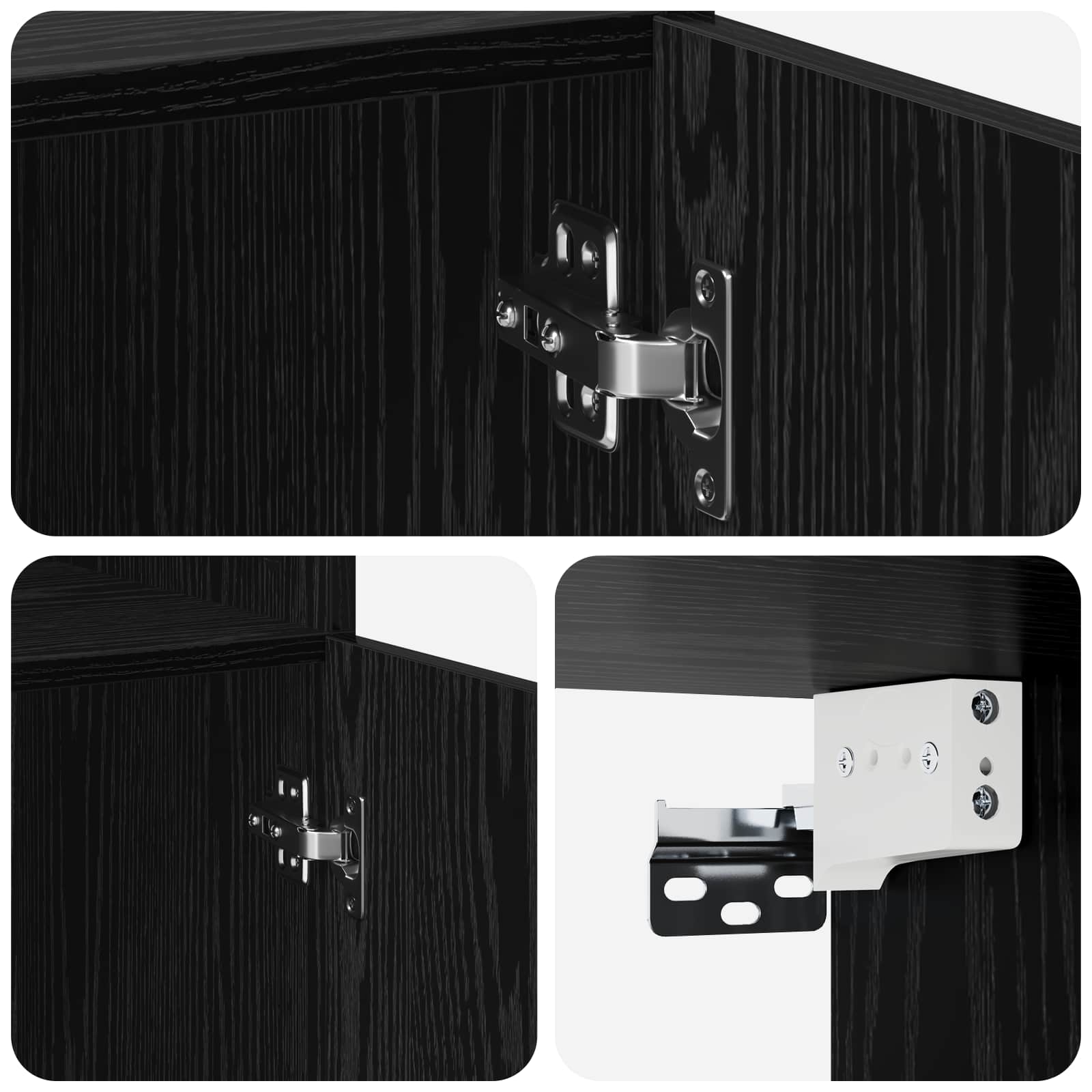 Lagerschrank mit Regalen Schwarze Eiche 70 x 42,5 x 225 cm