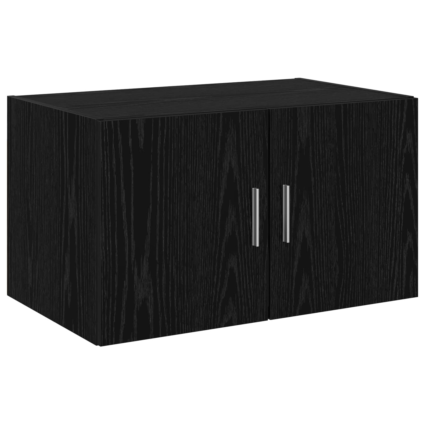 Lagerschrank mit Regalen Schwarze Eiche 70 x 42,5 x 225 cm