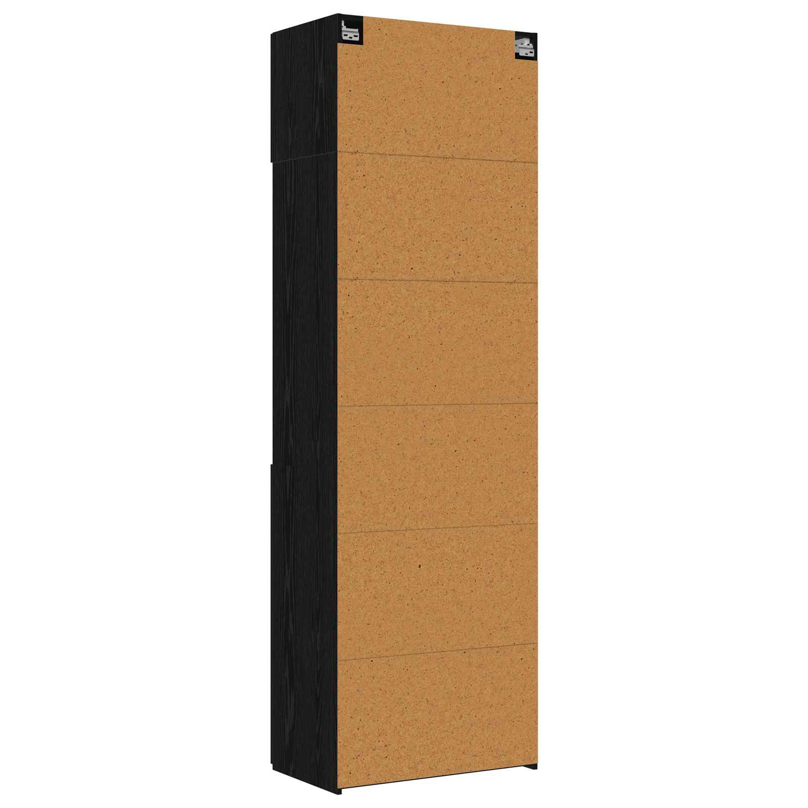 Lagerschrank mit Regalen Schwarze Eiche 70 x 42,5 x 225 cm