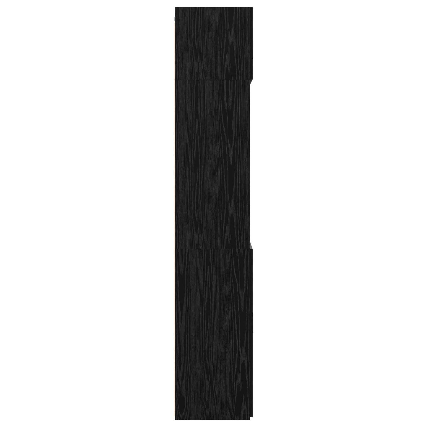 Lagerschrank mit Regalen Schwarze Eiche 70 x 42,5 x 225 cm