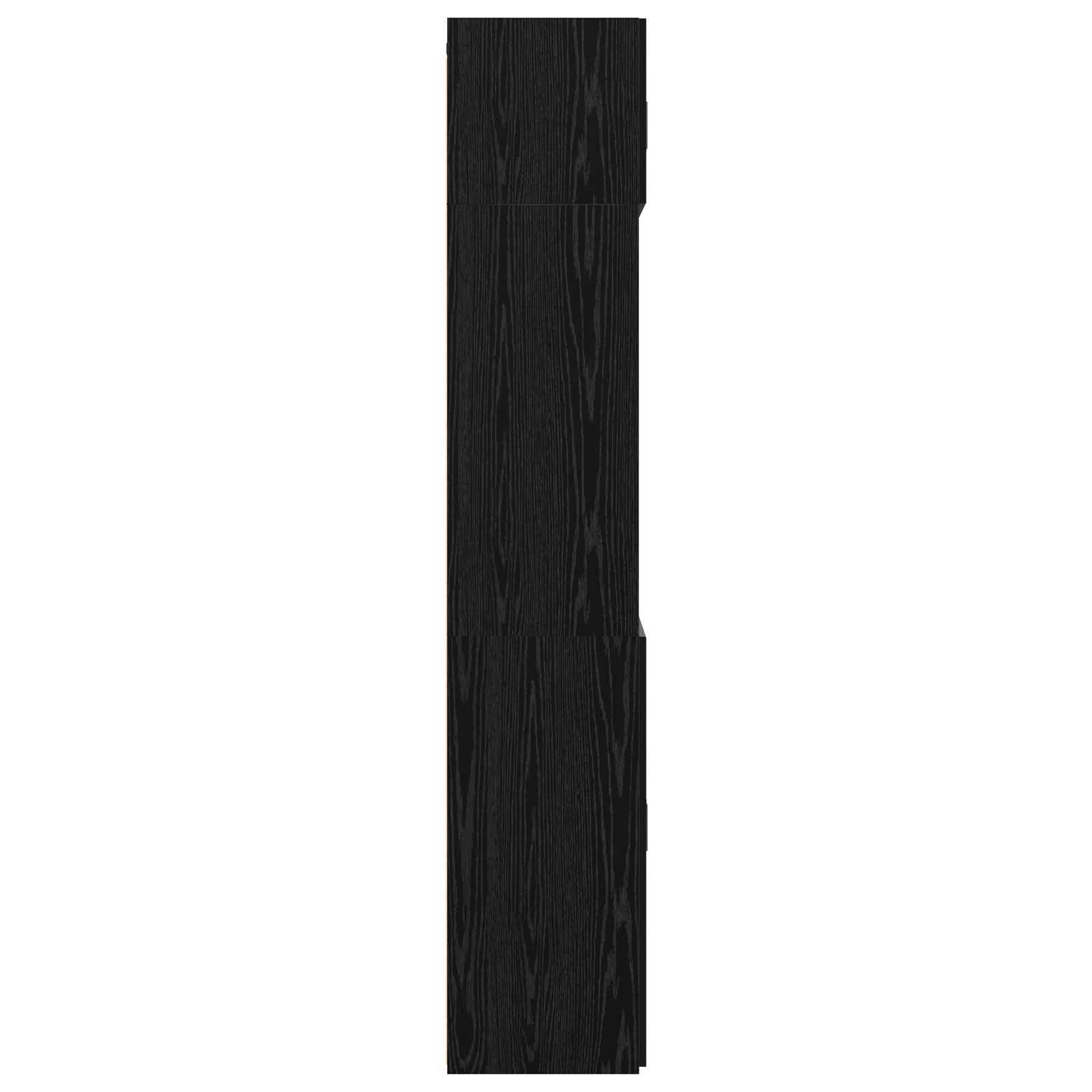 Lagerschrank mit Regalen Schwarze Eiche 70 x 42,5 x 225 cm