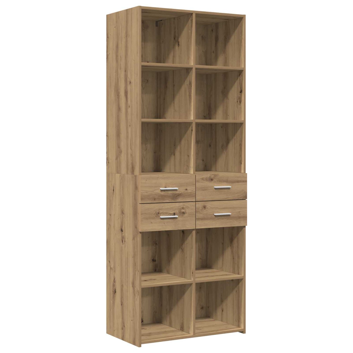 Lagerschrank mit Regalen Artisan-Eiche 70 x 42,5 x 225 cm