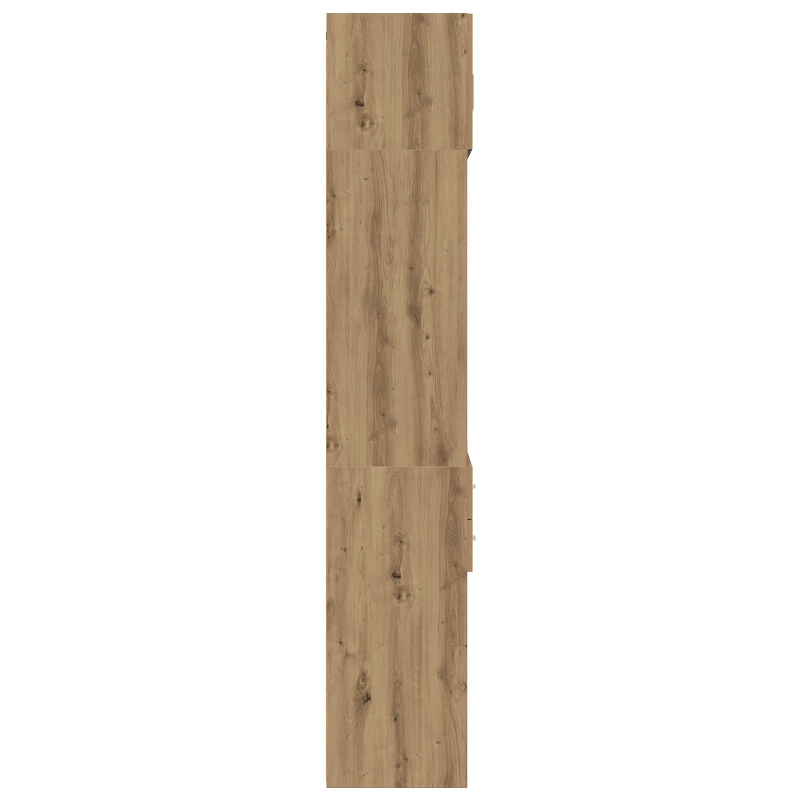 Lagerschrank mit Regalen Artisan-Eiche 70 x 42,5 x 225 cm