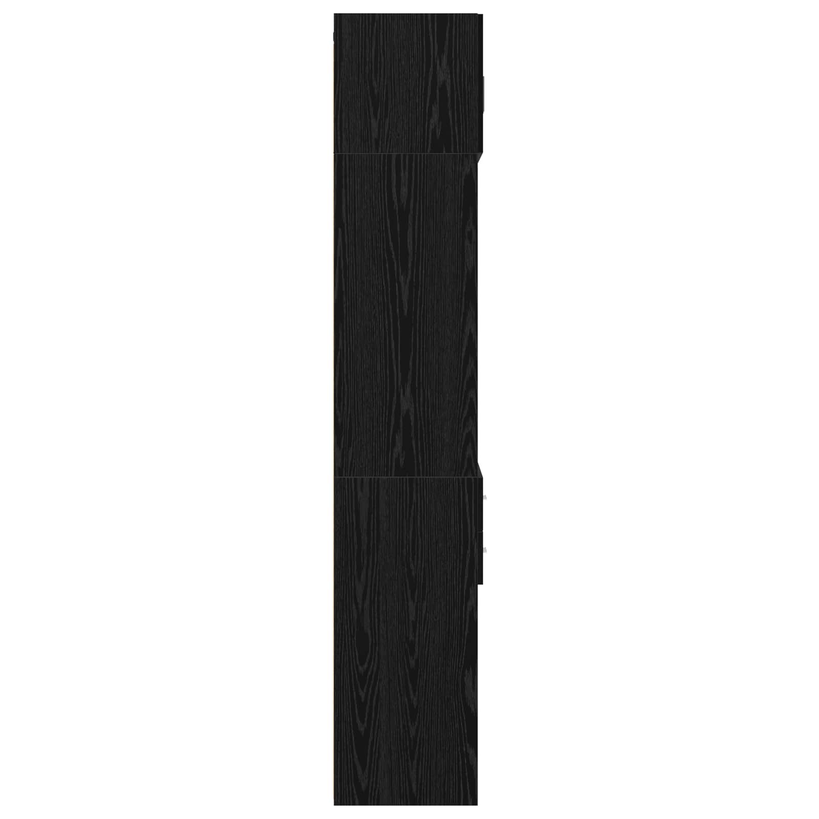 Lagerschrank mit Regalen Schwarze Eiche 70 x 42,5 x 225 cm