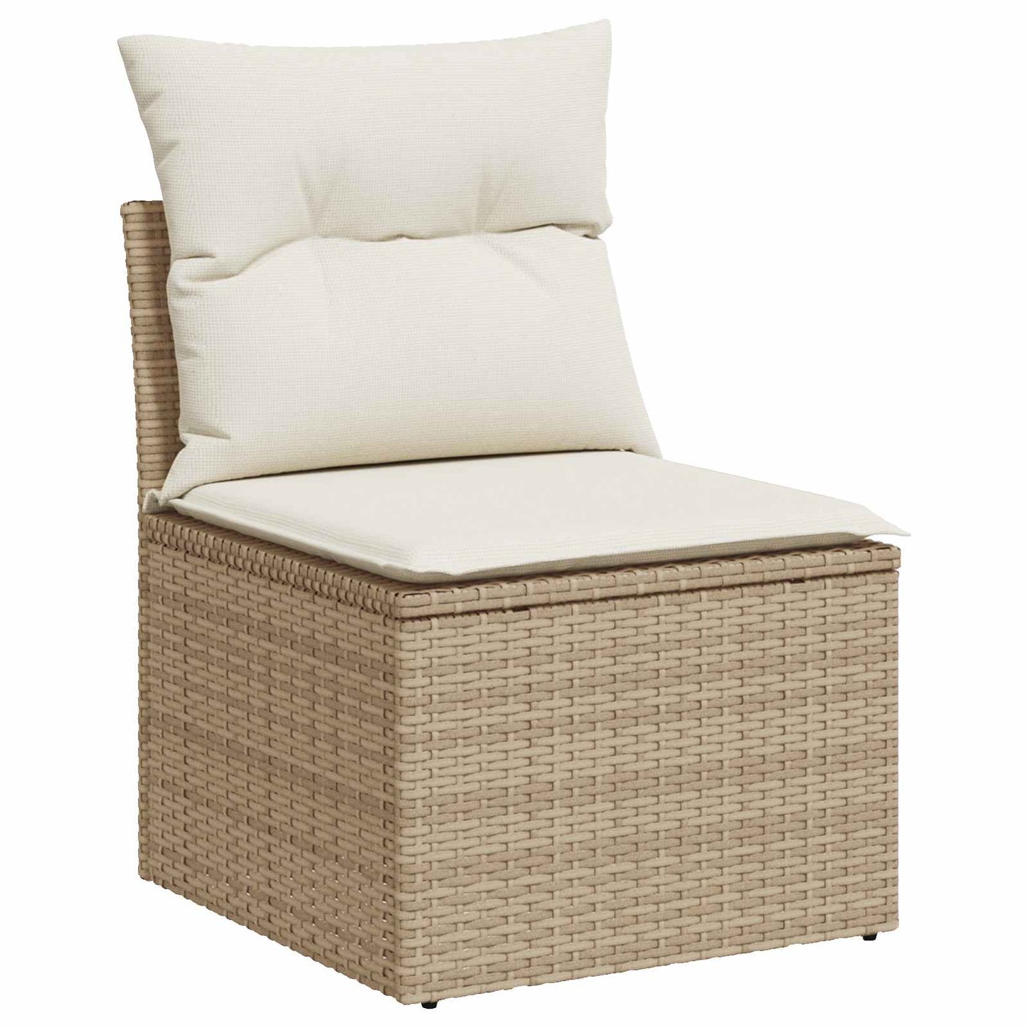 Sofa Set 6 stk. 4-Sitzanzahl Beige und Cremeweiß