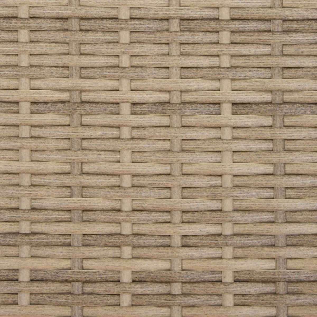 Sofa Set 6 stk. Beige und Hellgrau Polyrattan und Stahl