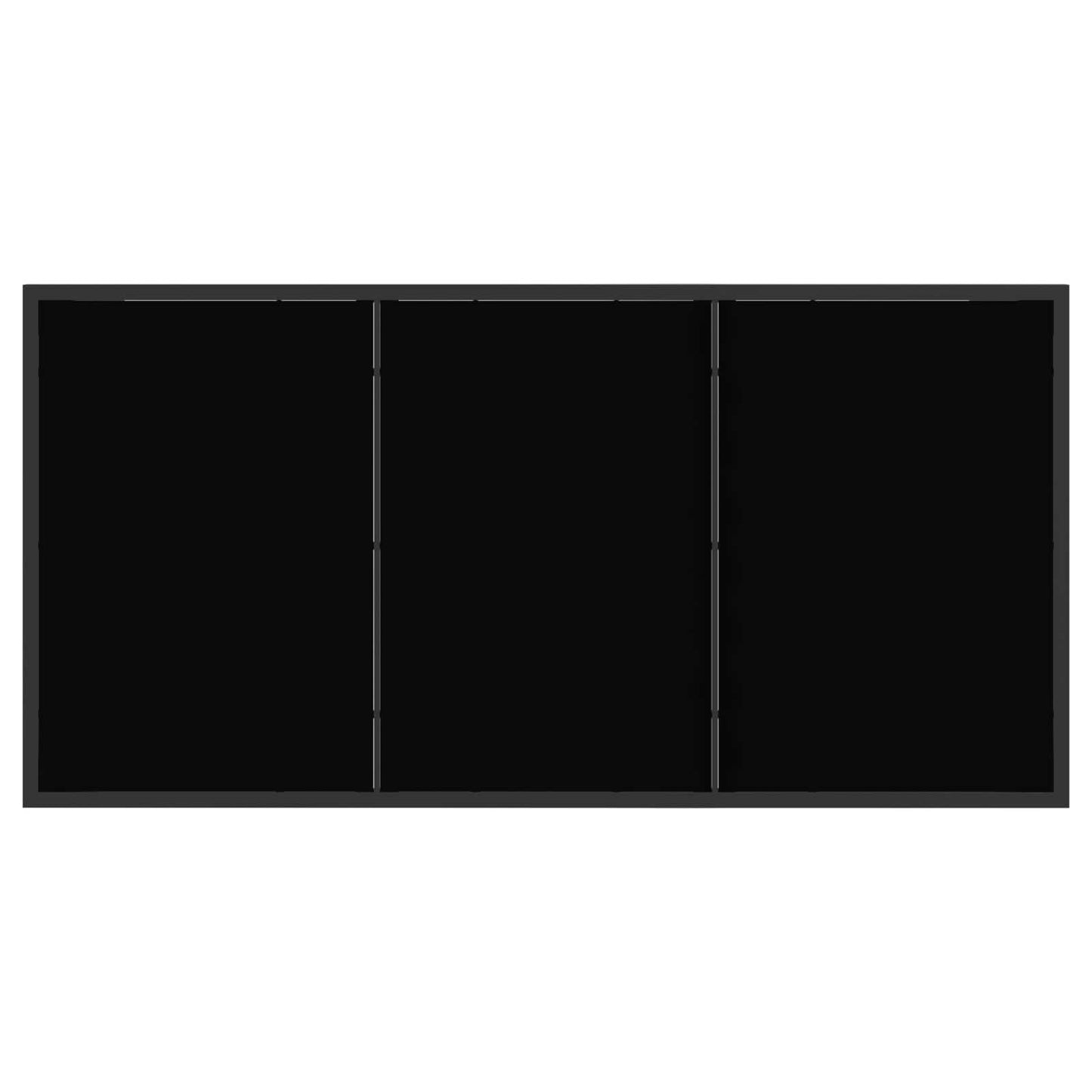 Garten Essgruppe 5 pcs Schwarz und Anthrazit 140 x 70 x 73 cm