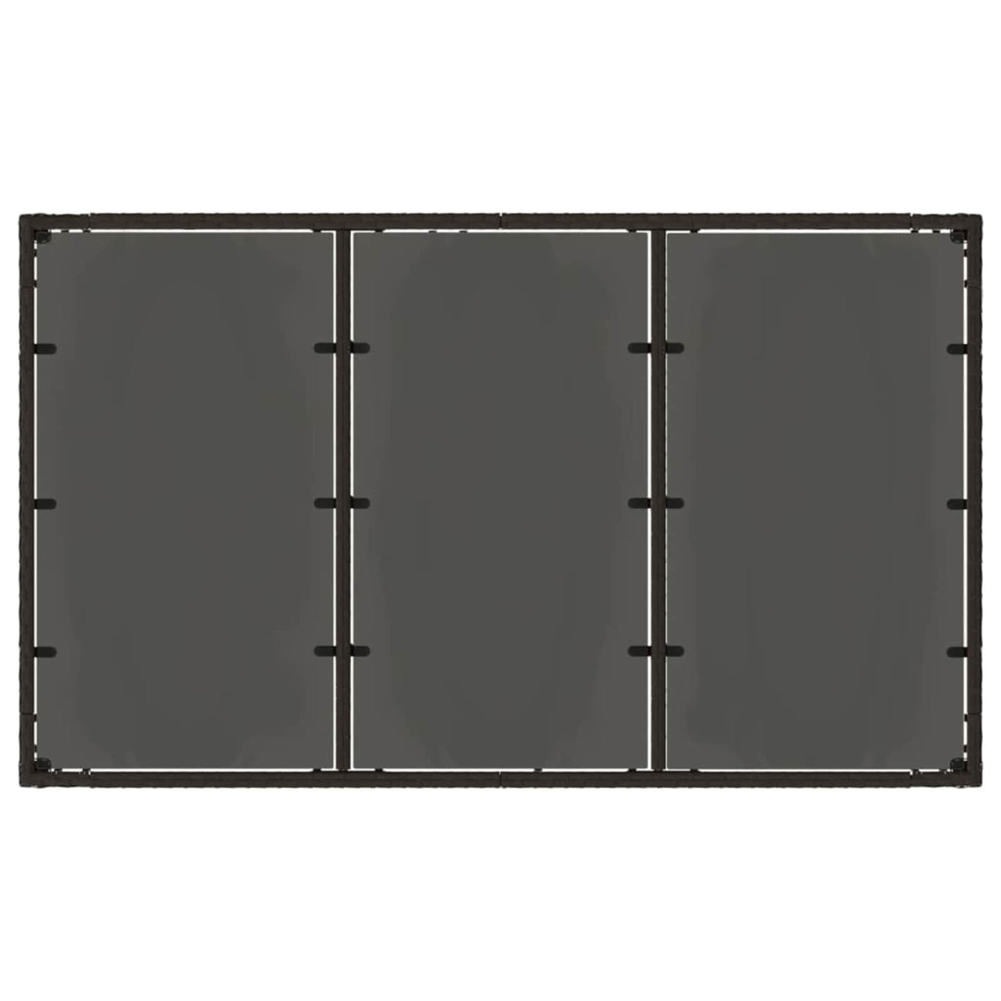 Outdoor-Essgruppe 5 Stk. Schwarz Poly-Rattan