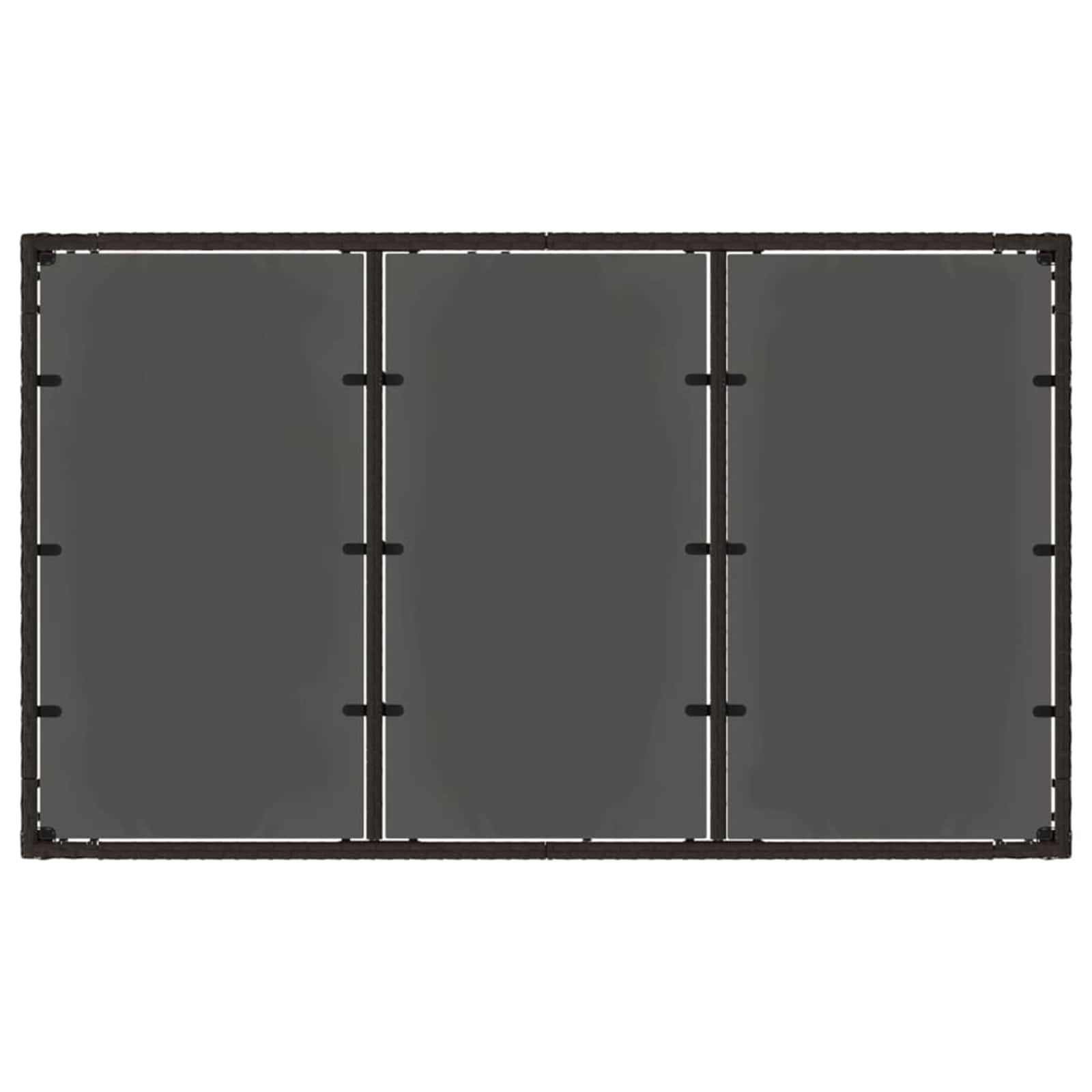 Outdoor-Essgruppe 5 Stk. Schwarz Poly-Rattan