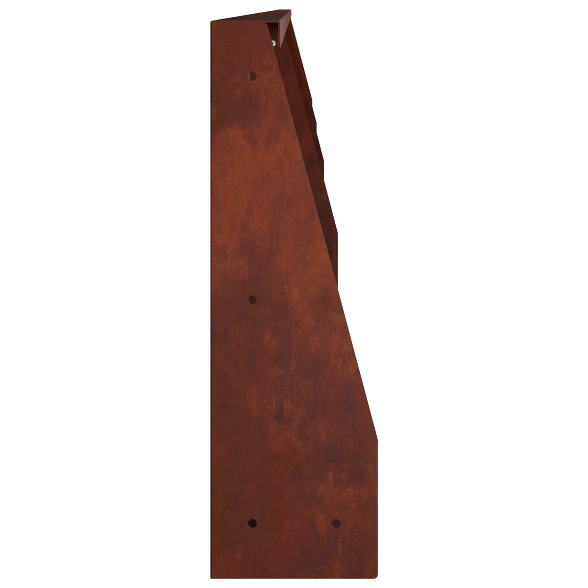 Stützmauer 4 Stk. 100 x 12 x 50 cm Wetterfeststahl Rostoptik