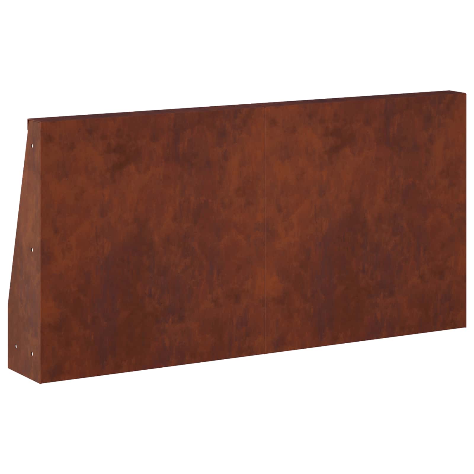 Stützmauer 4 Stk. 40 x 12 x 40 cm Wetterfeststahl Rostoptik