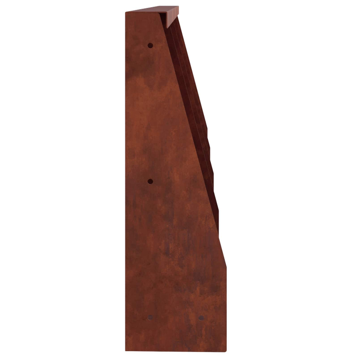 Stützmauer 4 Stk. 40 x 12 x 40 cm Wetterfeststahl Rostoptik