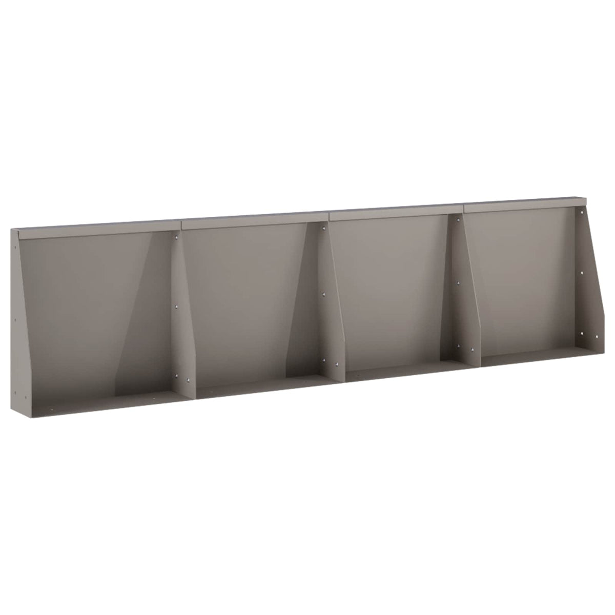 Stützmauer 4 Stk. 40 x 12 x 50 cm Wetterfeststahl Rostoptik