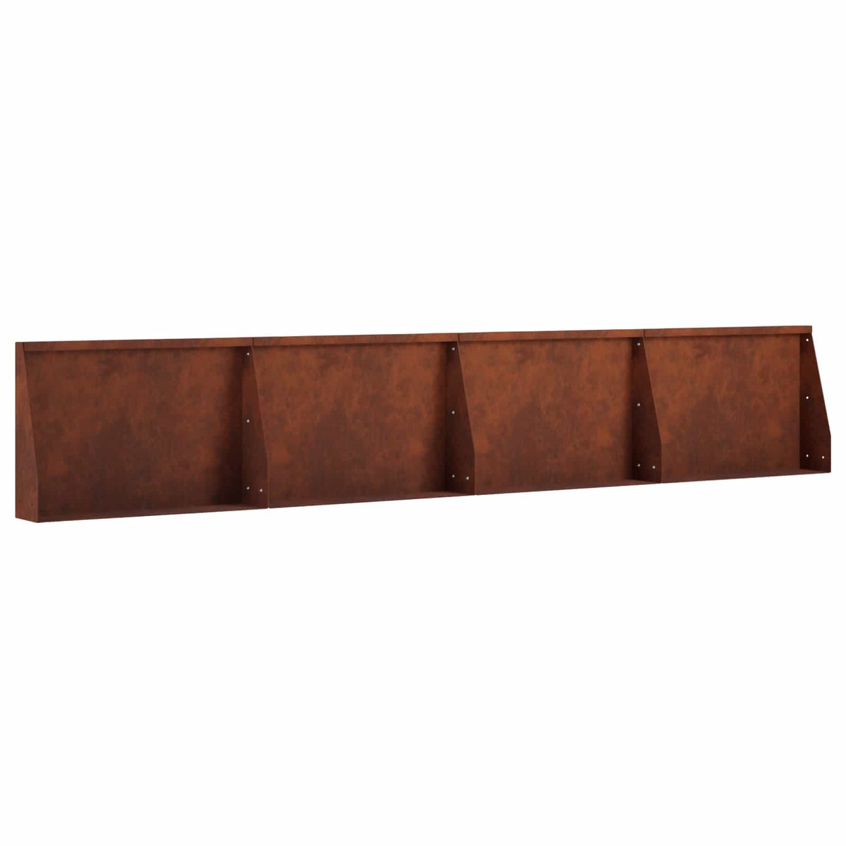 Stützmauer 4 Stk. 60 x 12 x 40 cm Wetterfeststahl Rostoptik