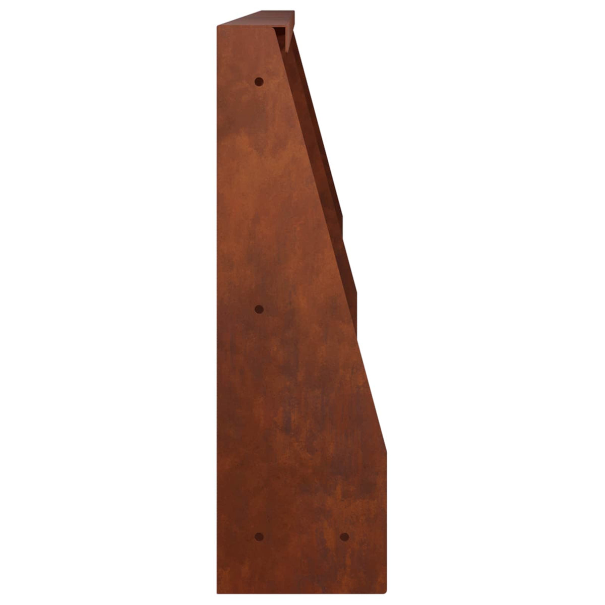 Stützmauer 4 Stk. 60 x 12 x 40 cm Wetterfeststahl Rostoptik