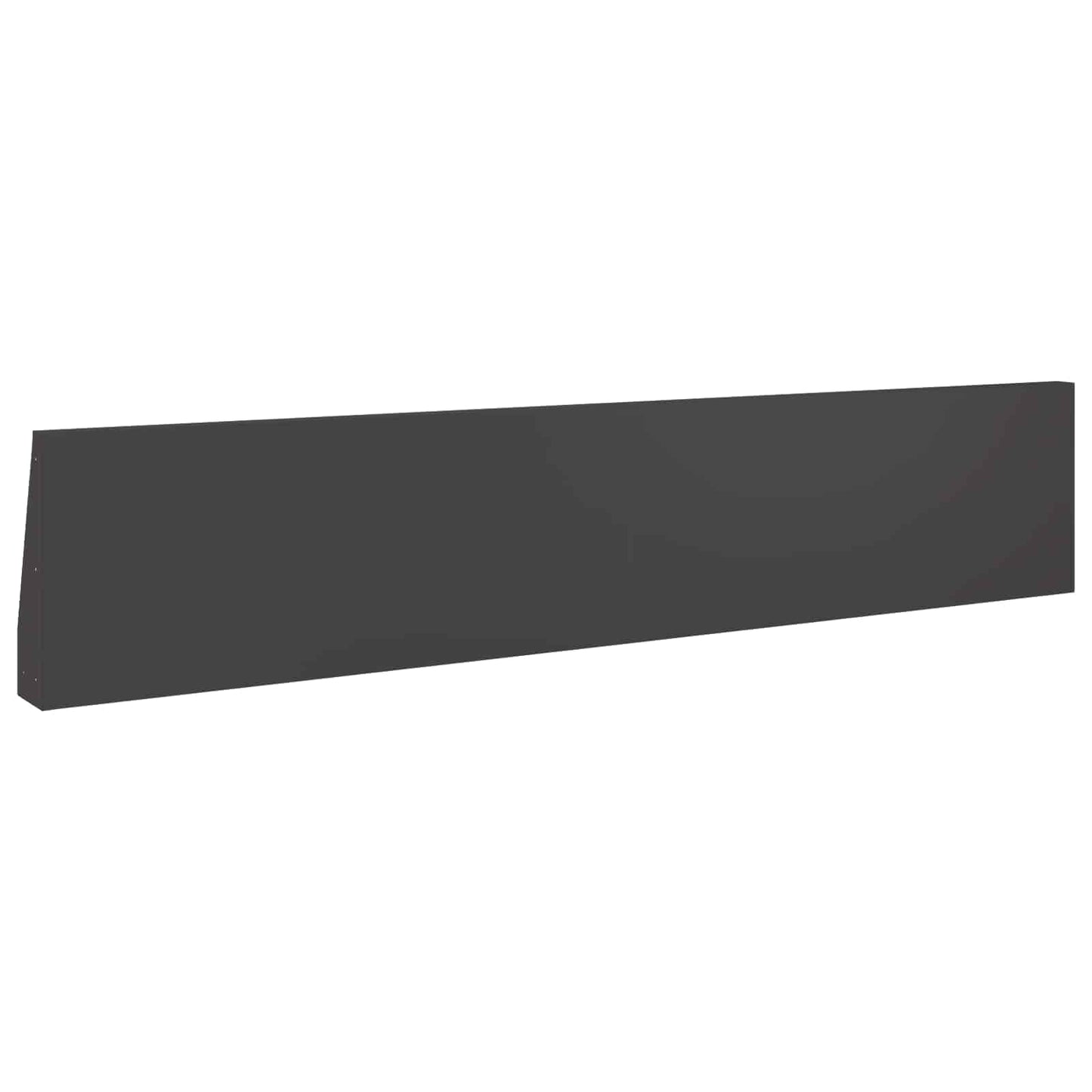 Stützmauer 6 Stk. 100 x 12 x 30 cm Stahl Schwarz