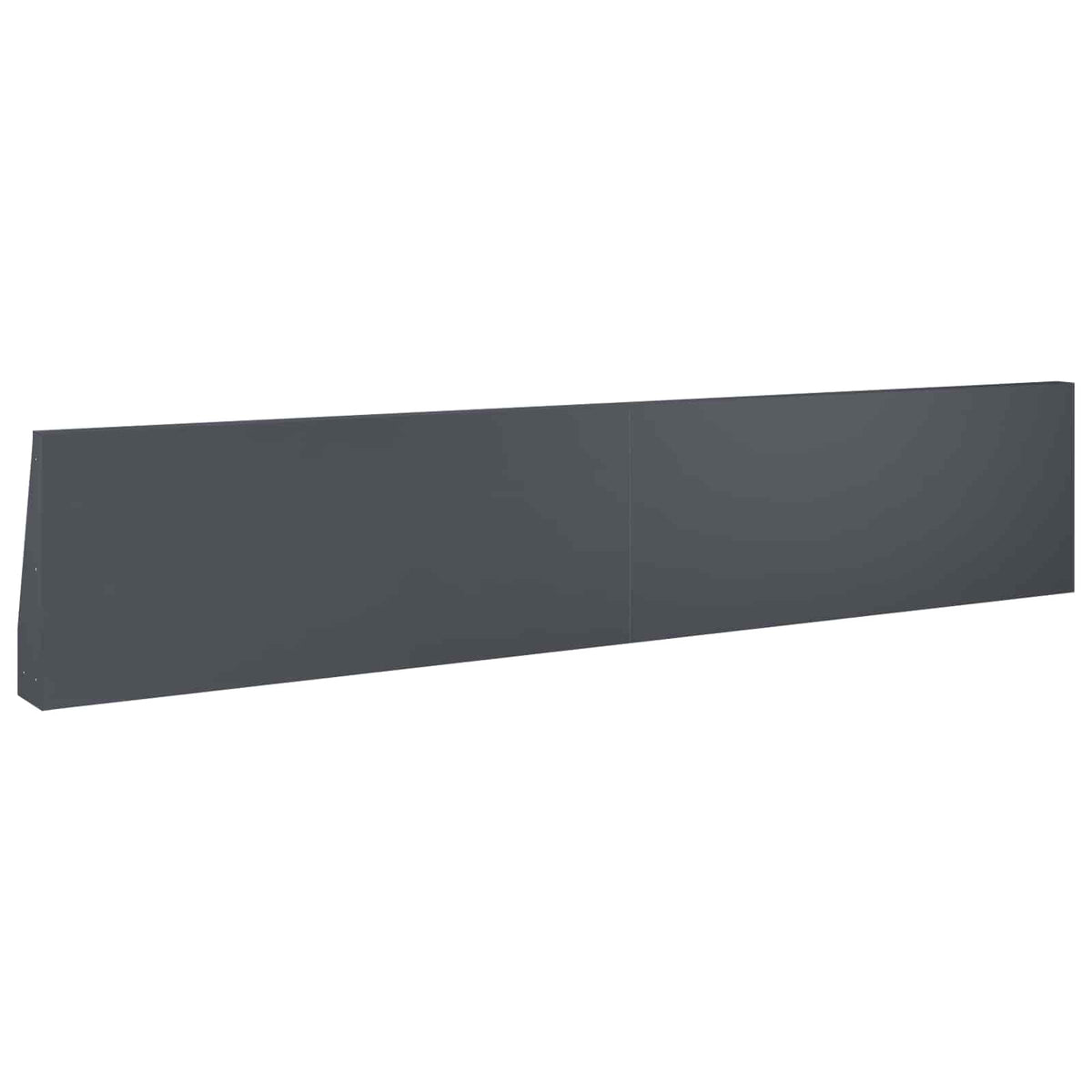 Stützmauer 6 Stk. 100 x 12 x 30 cm Stahl Anthrazit