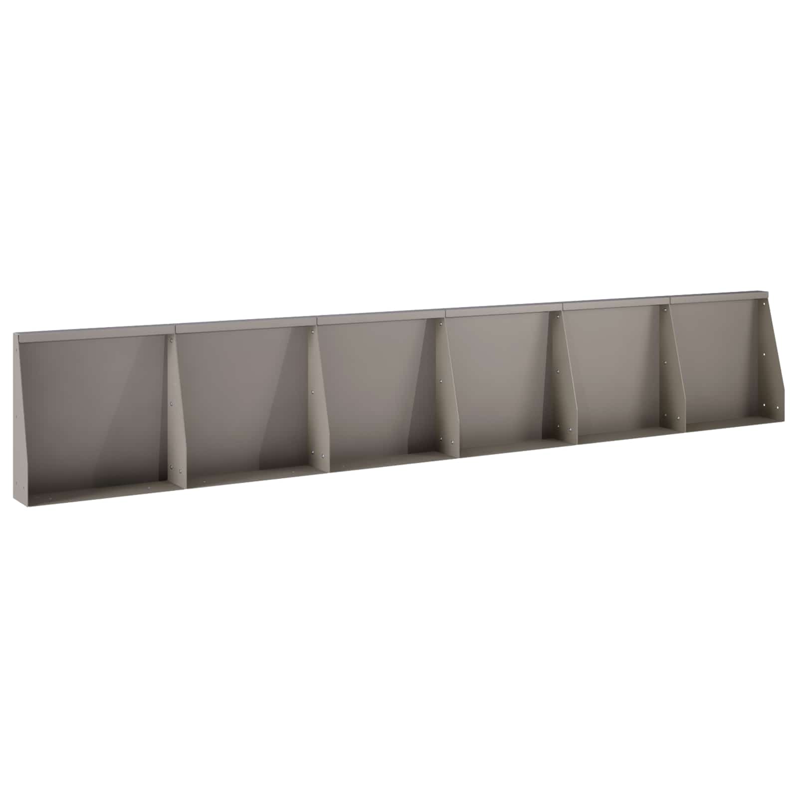Stützmauer 6 Stk. 40 x 12 x 30 cm Wetterfeststahl Rostoptik