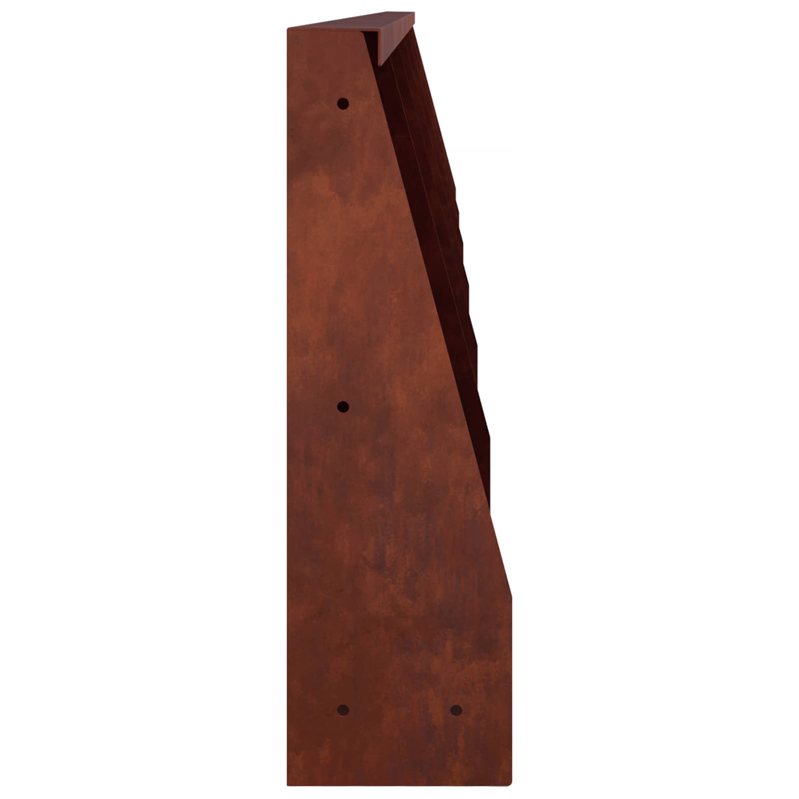 Stützmauer 6 Stk. 40 x 12 x 30 cm Wetterfeststahl Rostoptik