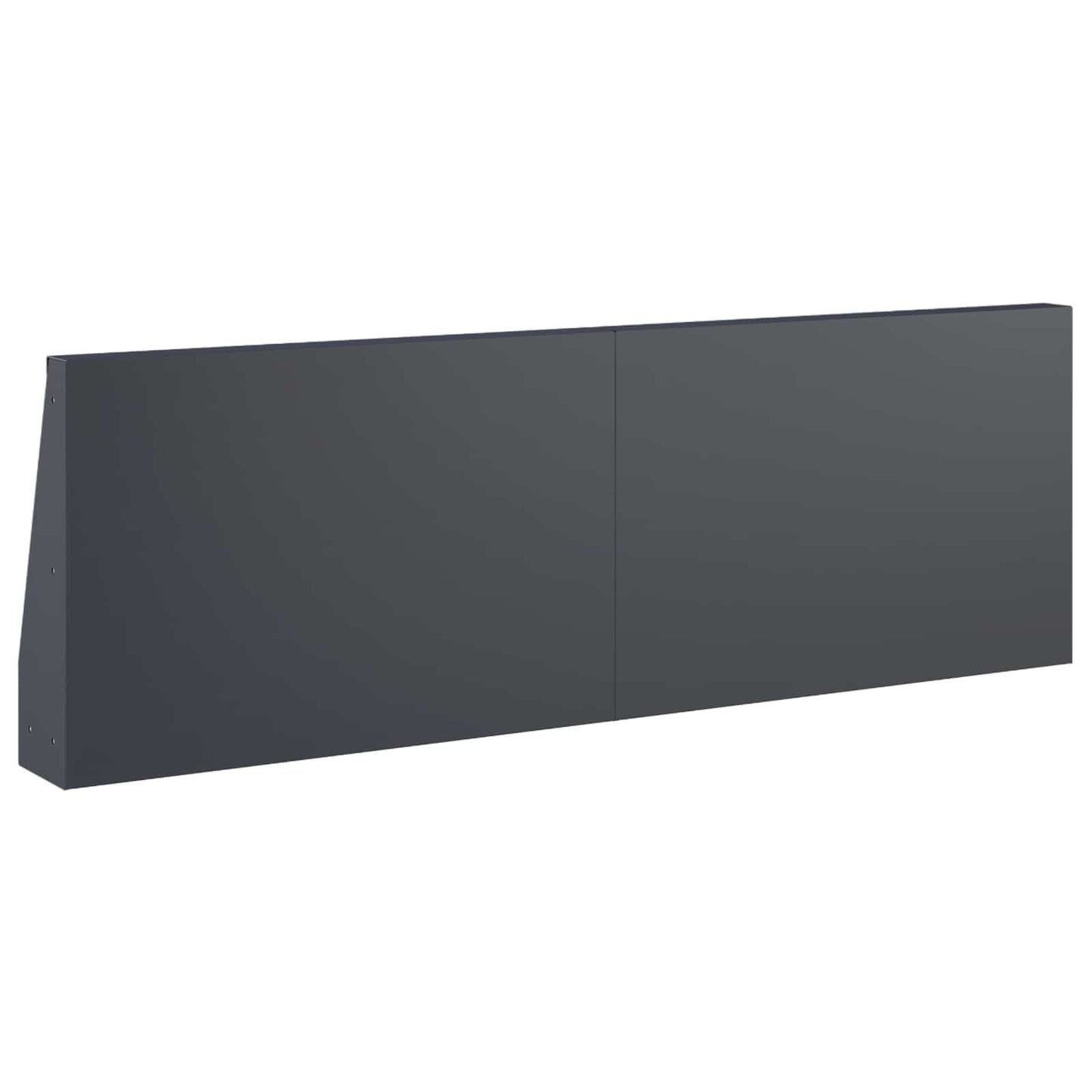 Stützmauer 6 Stk. 60 x 12 x 40 cm Stahl Anthrazit