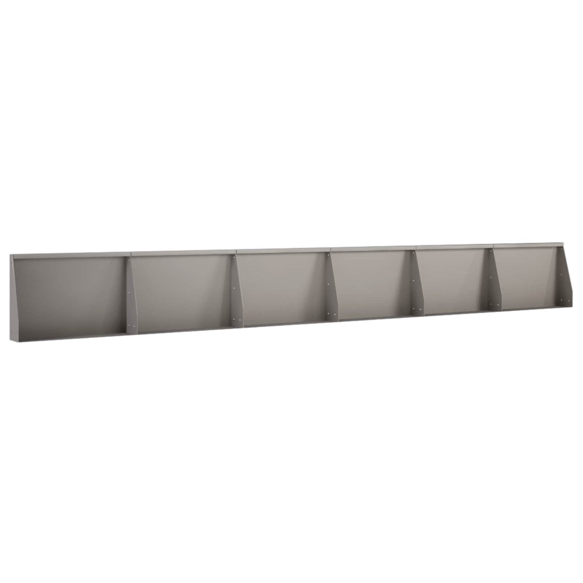Stützmauer 6 Stk. 60 x 12 x 40 cm Wetterfeststahl Rostoptik