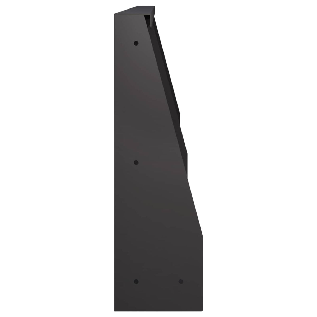 Stützmauer 6 Stk. 60 x 12 x 50 cm Stahl Schwarz