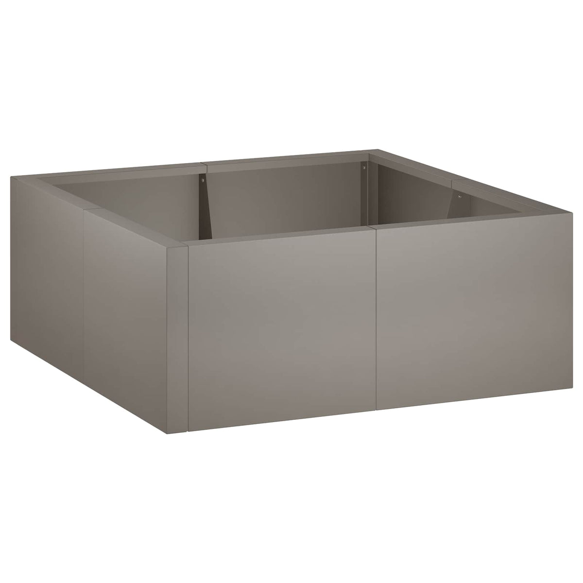Stützmauer 4 Stk. 100 x 100 x 30 cm Wetterfeststahl Rostoptik