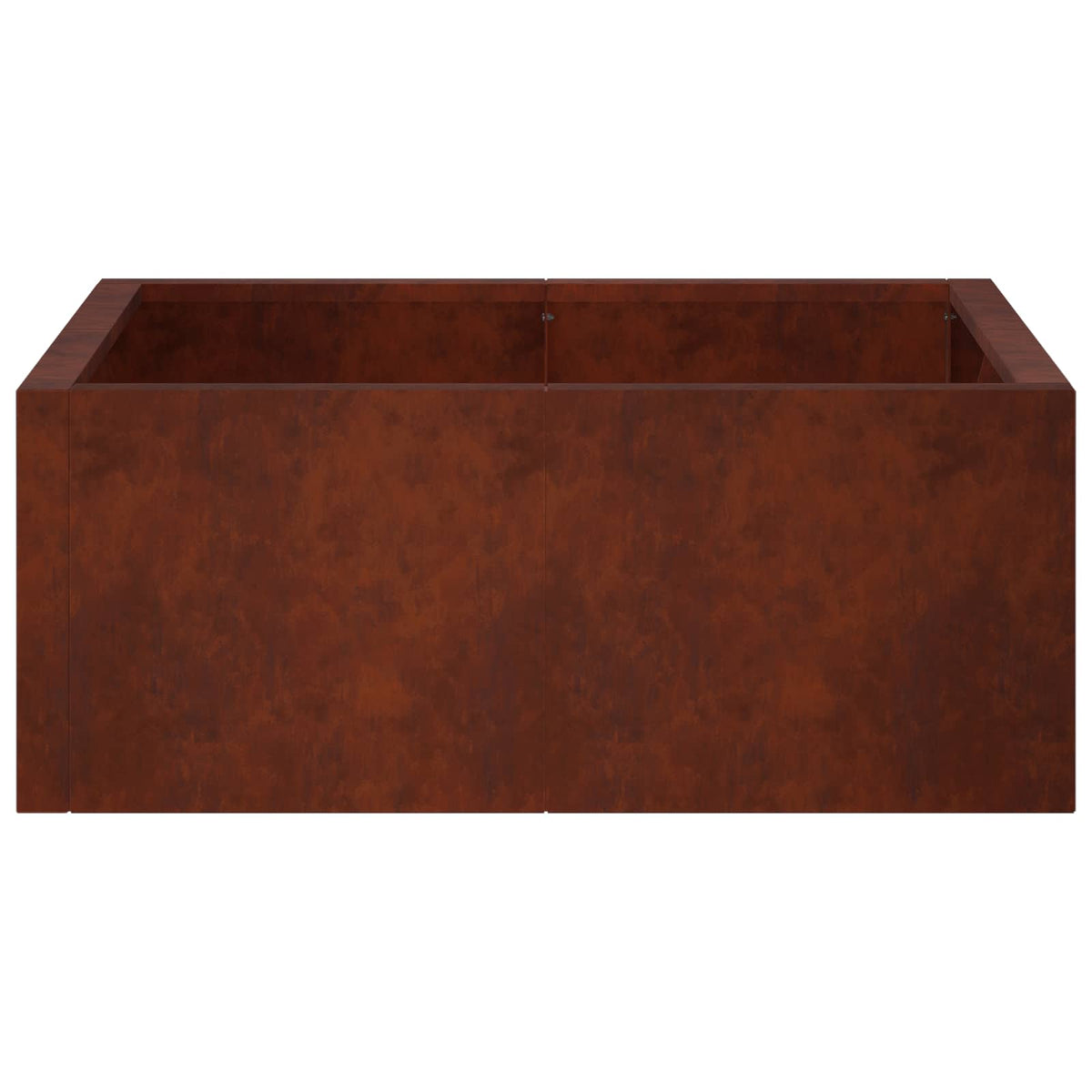 Stützmauer 4 Stk. 100 x 100 x 40 cm Wetterfeststahl Rostoptik
