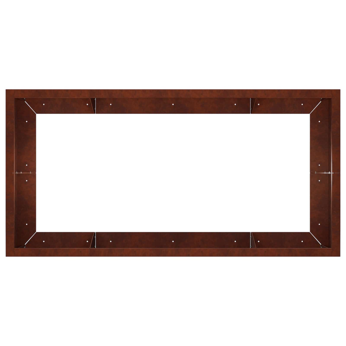 Stützmauer 6 Stk. 200 x 100 x 30 cm Wetterfeststahl Rostoptik