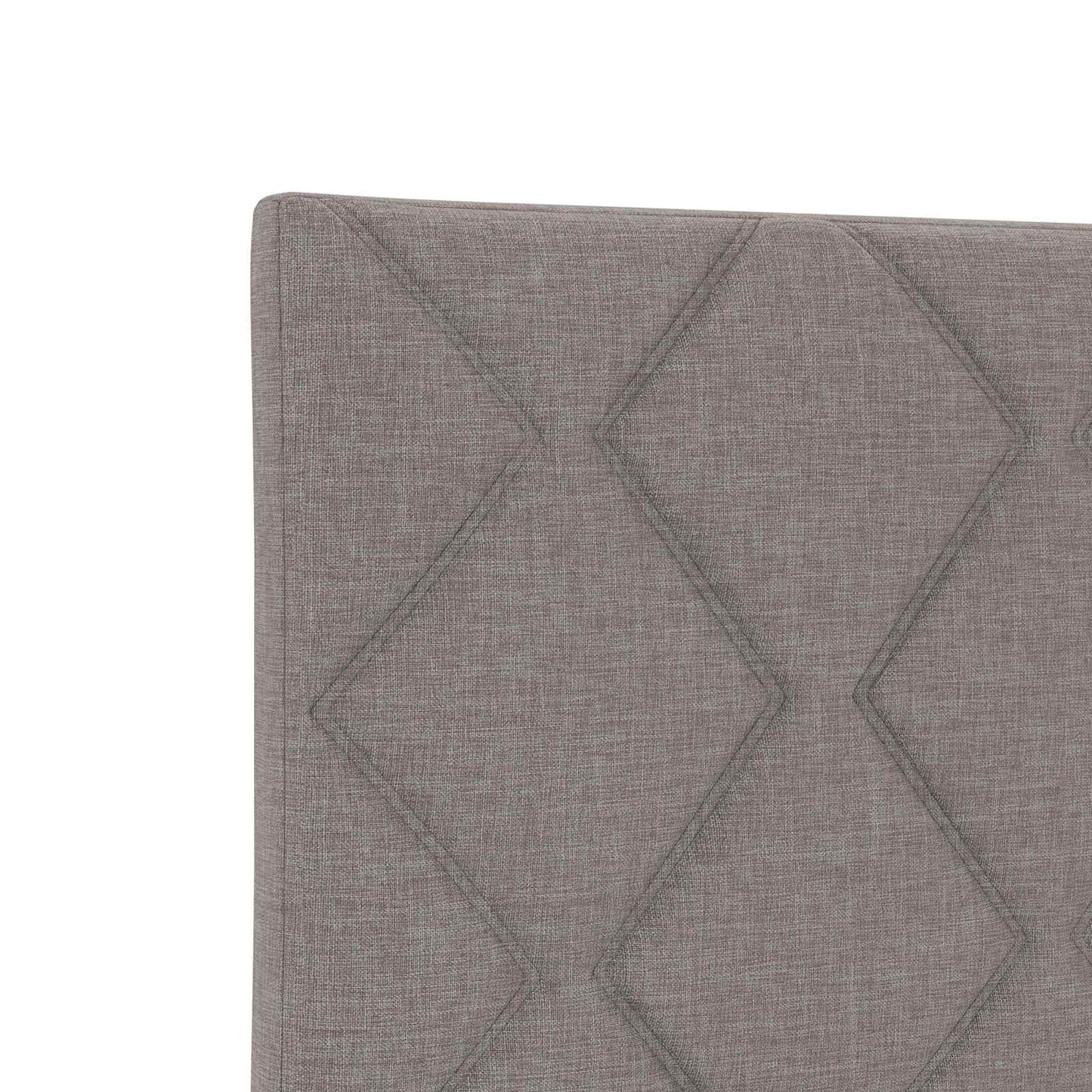 Boxspringbett mit Matratze mit Kopfteil Taupe 90 x 200 cm Stoff