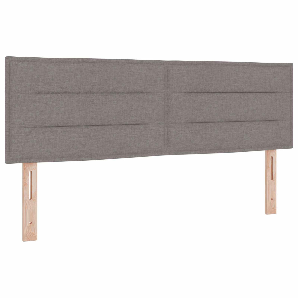Boxspringbett mit Matratze Taupe 160 x 200 cm Stoff