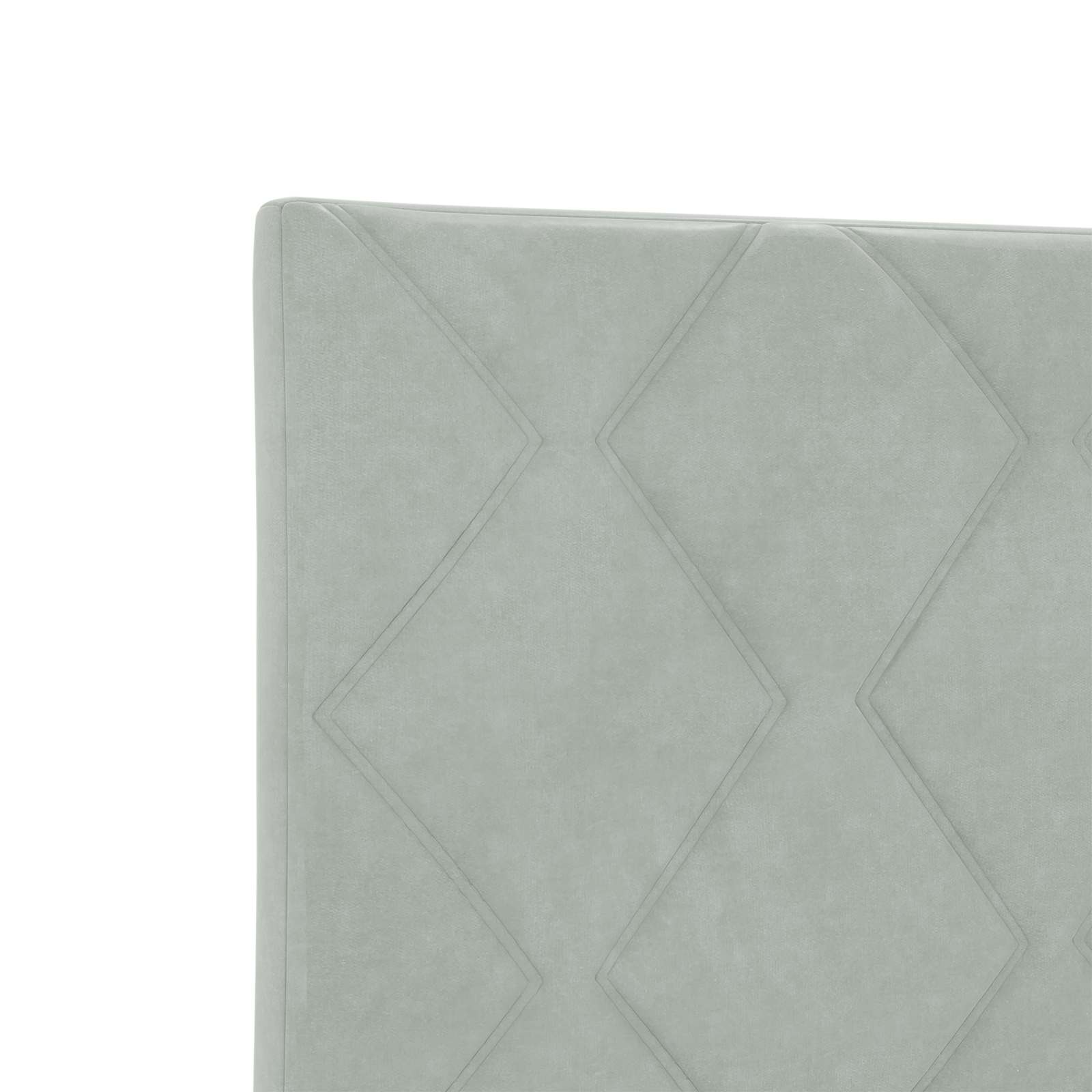 Boxspringbett mit Matratze Hellgrau 180 x 200 cm Samt