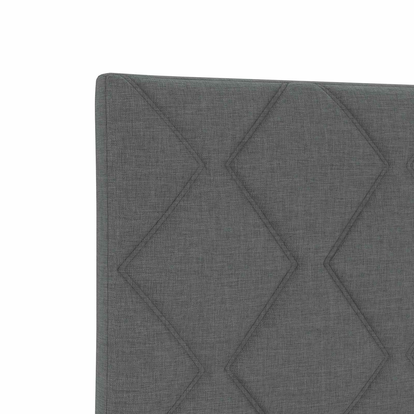 Boxspringbett mit Matratze Dunkelgrau 120 x 200 cm Stoff