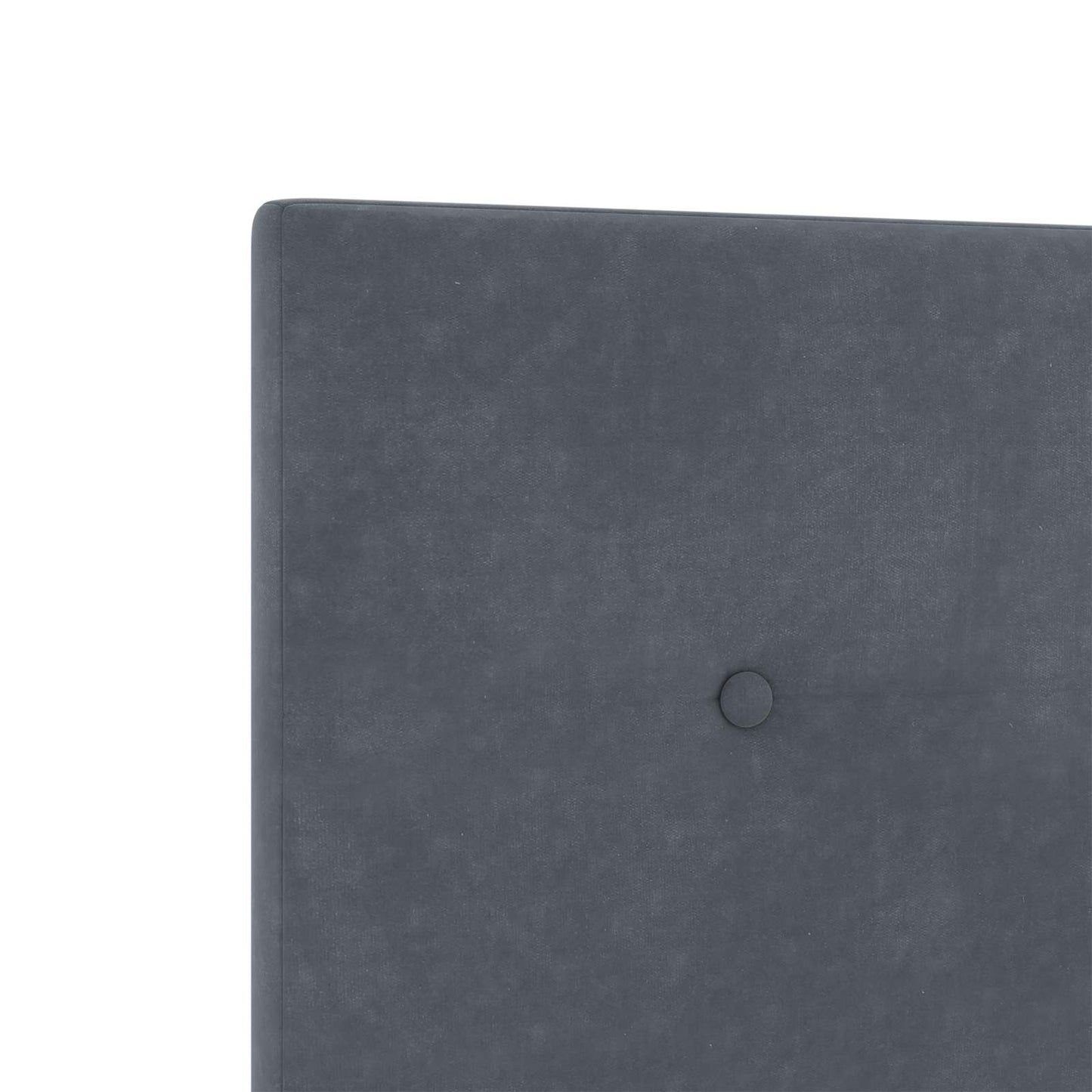Boxspringbett mit Matratze Dunkelgrau 100 x 200 cm Samt