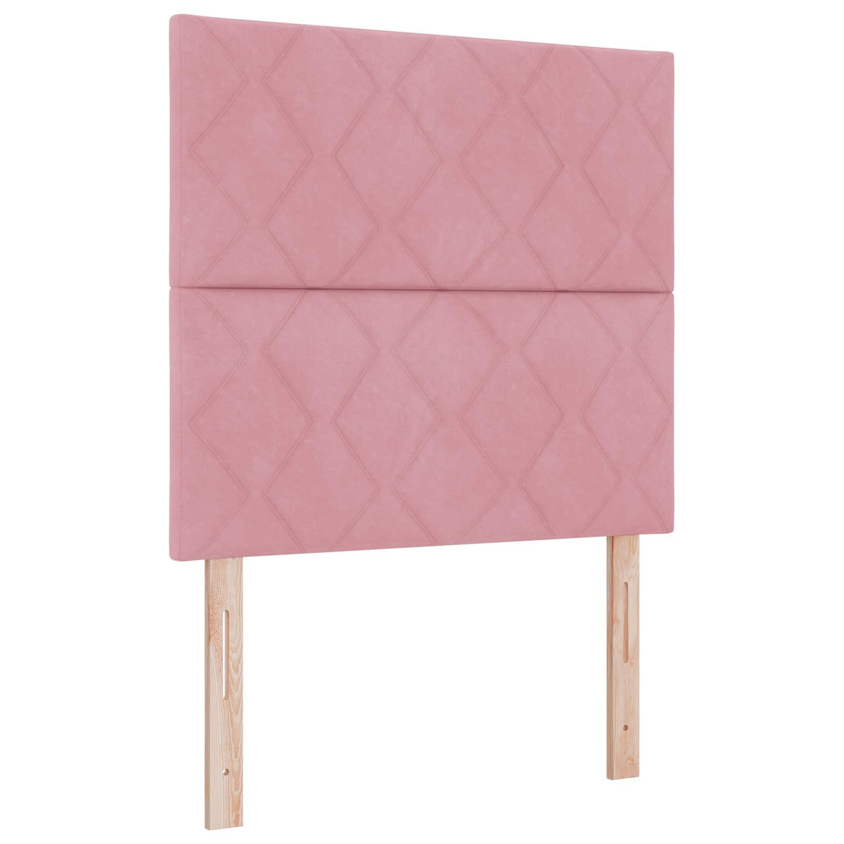 Boxspringbett mit Matratze Rosa 120 x 190 cm Samt