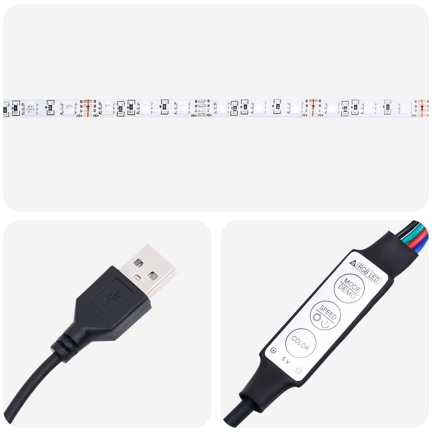 Ottoman-Bett mit Matratze und LED Dunkelgrau 90 x 190 cm Samt