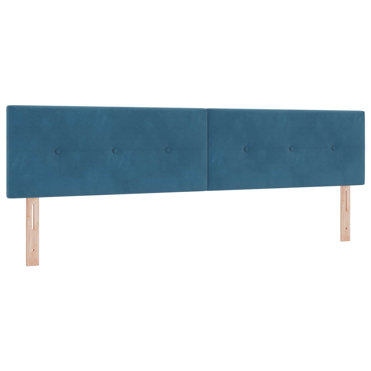 Ottoman-Bett mit Matratze und LED Dunkelblau 200 x 200 cm Samt