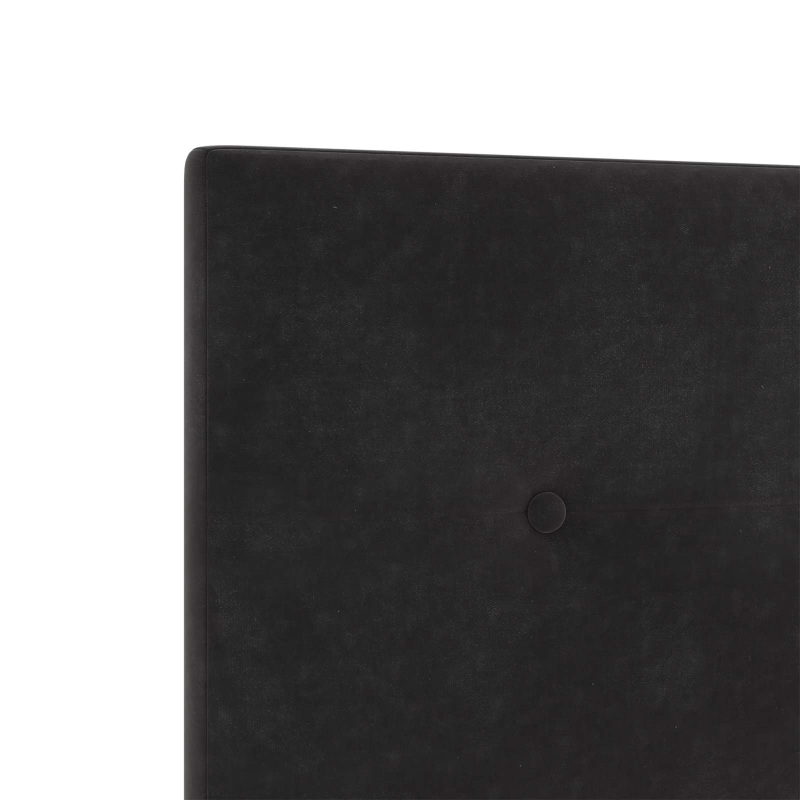 Ottoman Bett mit Matratze Schwarz 140 x 190 cm Samt