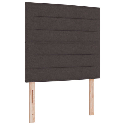 Ottoman-Bett mit Matratze und LED Schwarz 120 x 200 cm Stoff