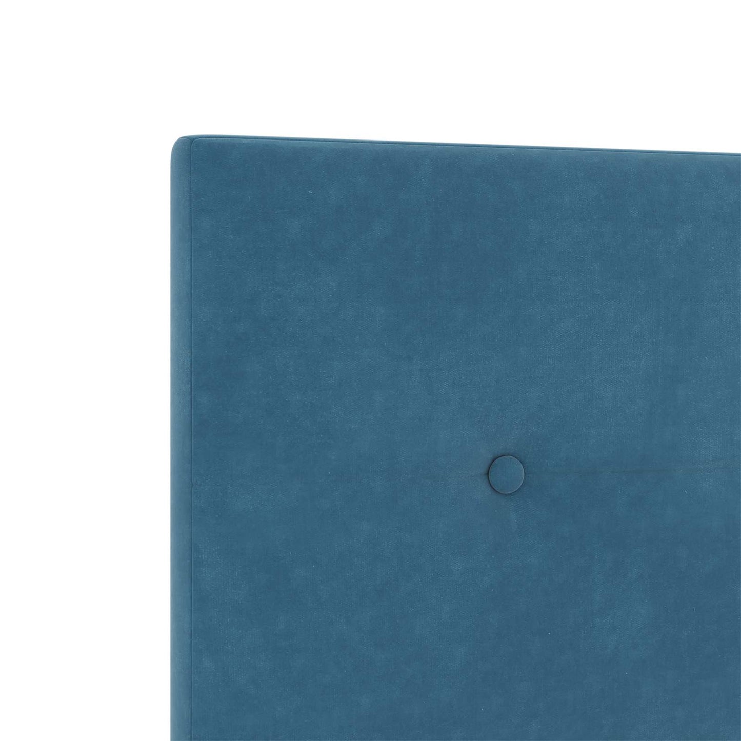 Ottoman-Bett mit Matratze und LED Dunkelblau 90 x 200 cm Samt